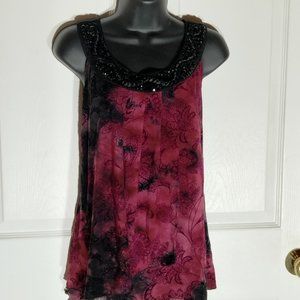 Embellished sleeveless top